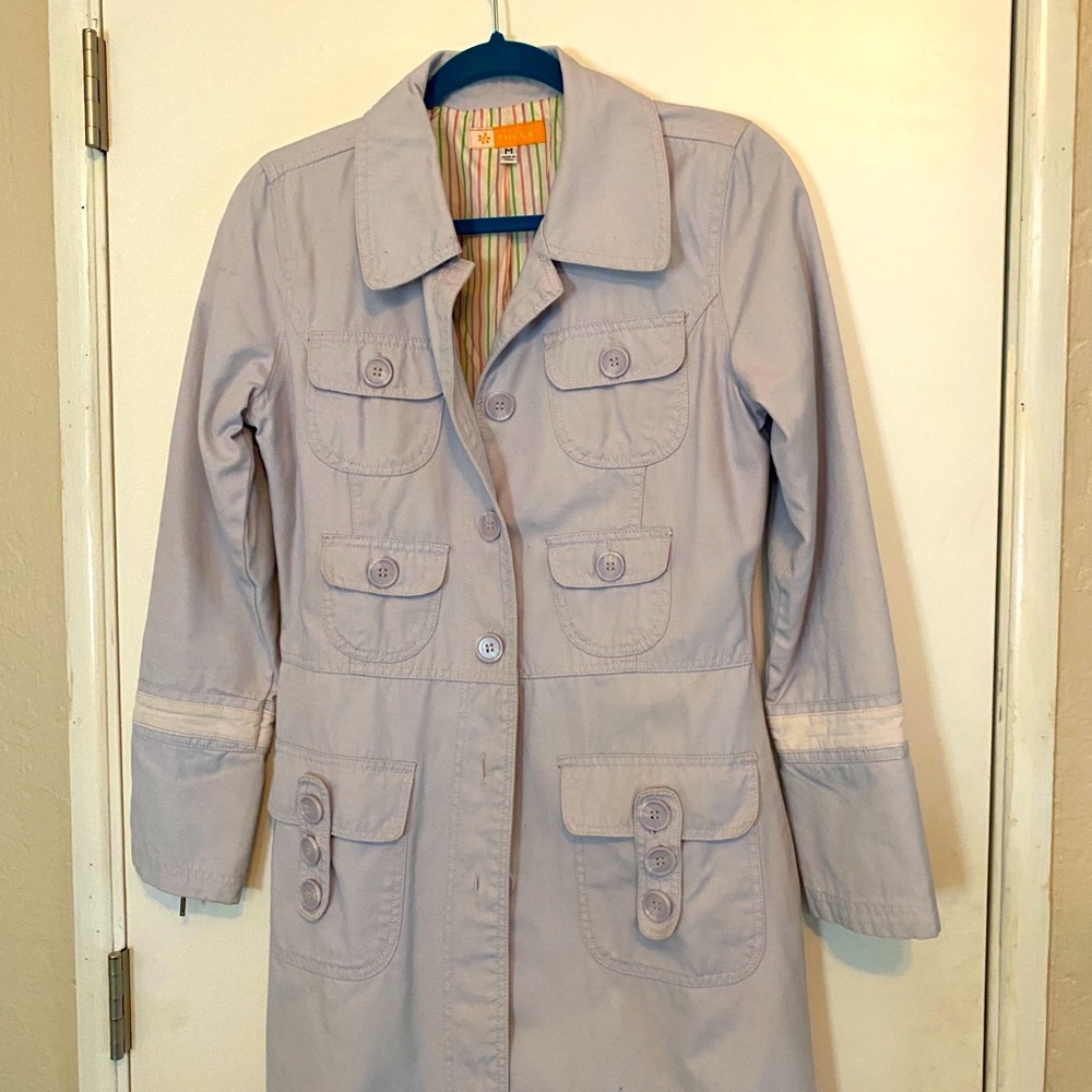 Lavender colored jacket. Size medium. Tulle brand